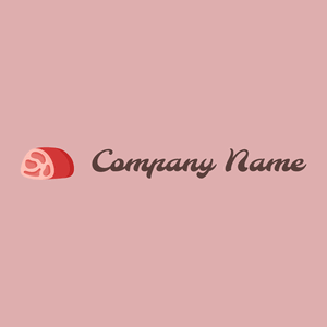 Meatloaf logo on a Pale Chestnut background - Nourriture & Boisson
