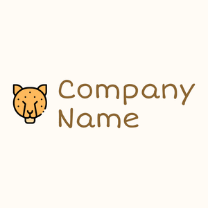 Jaguar logo on a Floral White background - Animales & Animales de compañía