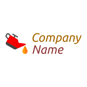 Car oil logo on a White background - Abstract