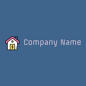 Mortgage logo on a Calypso background - Bienes raices & Hipoteca