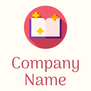 Spellbook logo on a Floral White background - Abstrato