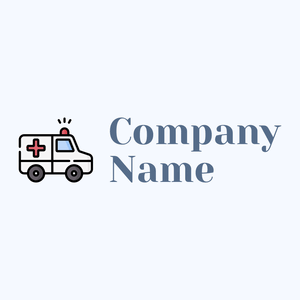 Ambulance logo on a Alice Blue background - Seguridad