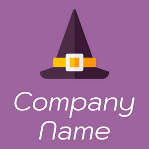 Costume logo on a Violet Blue background - Arte & Intrattenimento