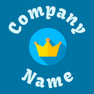 Crown logo on a Cerulean background - Mode & Beauté