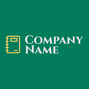 Notebook logo on a Tropical Rain Forest background - Abstrakt