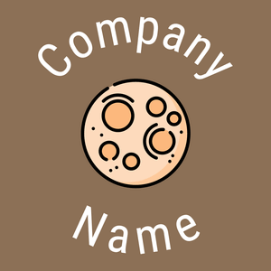 Full moon logo on a Beaver background - Landschaftsgestaltung