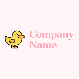 Dandelion Duck on a Lavender Blush background - Animais e Pets