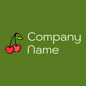 Cherry logo on a Fiji Green background - Essen & Trinken