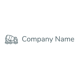 Concrete mixer logo on a White background - Construcción & Herramientas