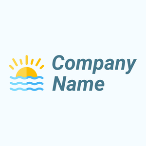 Dawn logo on a Alice Blue background - Abstrait