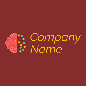 Artificial intelligence logo on a Crab Apple background - Technologie