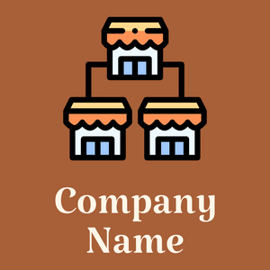 Franchise logo on a Desert background - Negócios & Consultoria