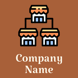 Franchise logo on a Desert background - Handel & Beratung