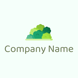 Bush logo on a Mint Cream background - Fiori