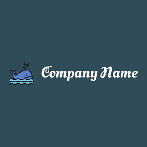 Whale logo on a Madison background - Abstracto