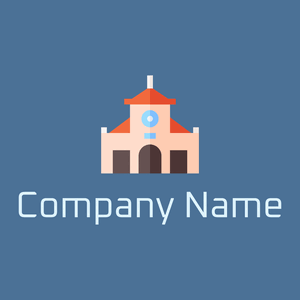 Ben thanh market logo on a San Marino background - Abstrait