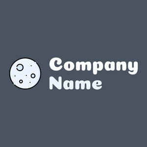 Moon logo on a Fiord background - Paisage