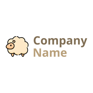 Sheep logo on a White background - Landwirtschaft