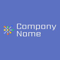 Node logo on a Havelock Blue background - Web