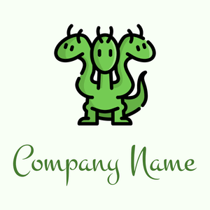 Hydra logo on a Honeydew background - Abstracto