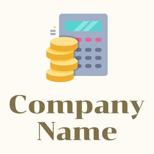 Accounts calculator logo on a pale background - Entreprise & Consultant