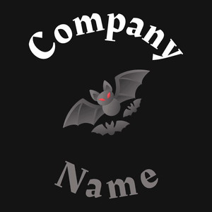 Bats logo on a Nero background - Abstrakt