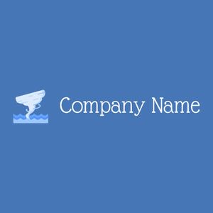 Hurricane logo on a Steel Blue background - Paysager