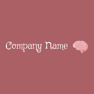 Brain logo on a Coral Tree background - Medicina & Farmacia