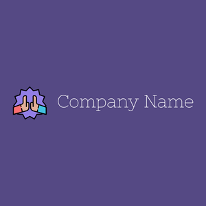 High five logo on a Victoria background - Abstrakt