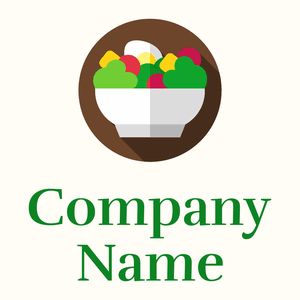 Caesar salad logo on a White background - Abstracto