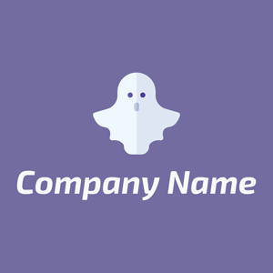 Ghost logo on a Scampi background - Abstracto