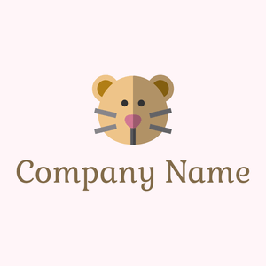 Puma logo on a Lavender Blush background - Animales & Animales de compañía