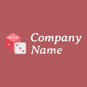 Dice logo on a Blush background - Entretenimento & Artes