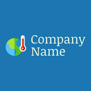 Global warming logo on a Denim background - Ecologia & Ambiente