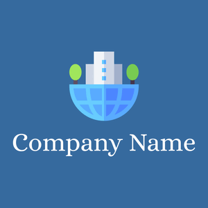 Corporate logo on a Lochmara background - Zakelijk & Consulting