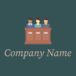 Jury logo on a Blue Dianne background - Handel & Beratung