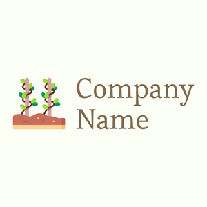 Dirt Vineyard logo on a Ivory background - Agricultura