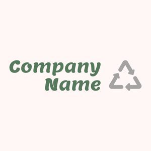Recycle logo on a Snow background - Environnement & Écologie