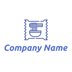 Instant noodles logo on a White background - Cibo & Bevande