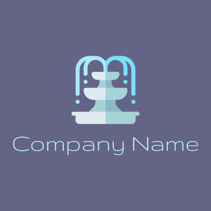 Fountain logo on a Kimberly background - Architektur