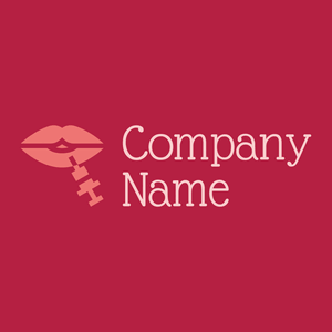 Lips logo on a Cardinal background - Moda & Belleza