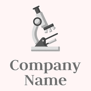 Microscope logo on a Snow background - Medicina & Farmacia