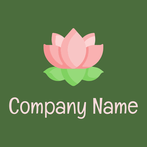 Lotus logo on a Green background - Religiosidade