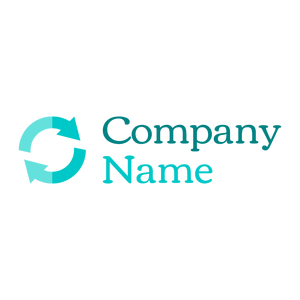 Turquoise Blue Repeat on a White background - Sport