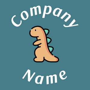 Baby toy logo on a Paradiso background - Enfant & Garderie
