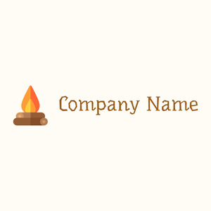 Fireplace logo on a Floral White background - Giochi & Divertimento