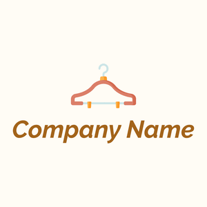 Hanger logo on a Floral White background - Moda & Belleza