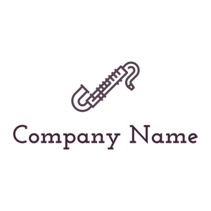 Outlined Clarinet on a White background - Arte & Entretenimiento