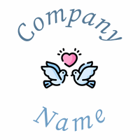 Dove logo on a White background - Abstrait