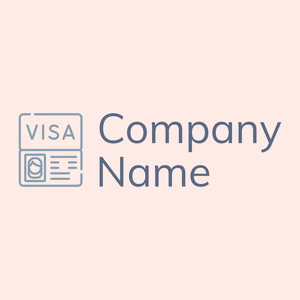 Visa logo on a Misty Rose background - Comunidad & Sin fines de lucro